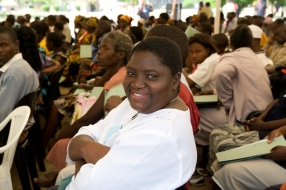 Сехла Масунда, член Национального Духовного Собрания бахаи Зимбабве, была одной из 80 бахаи из своей страны, принявших участия в конференции